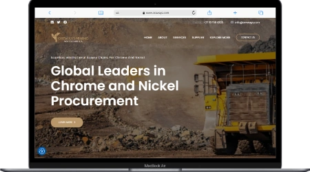 Oreways Website Mockup